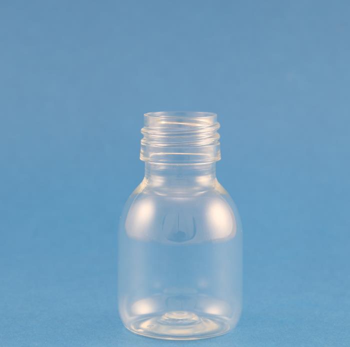 60ml Alpha Squat Bottle Clear PET 28mm Neck